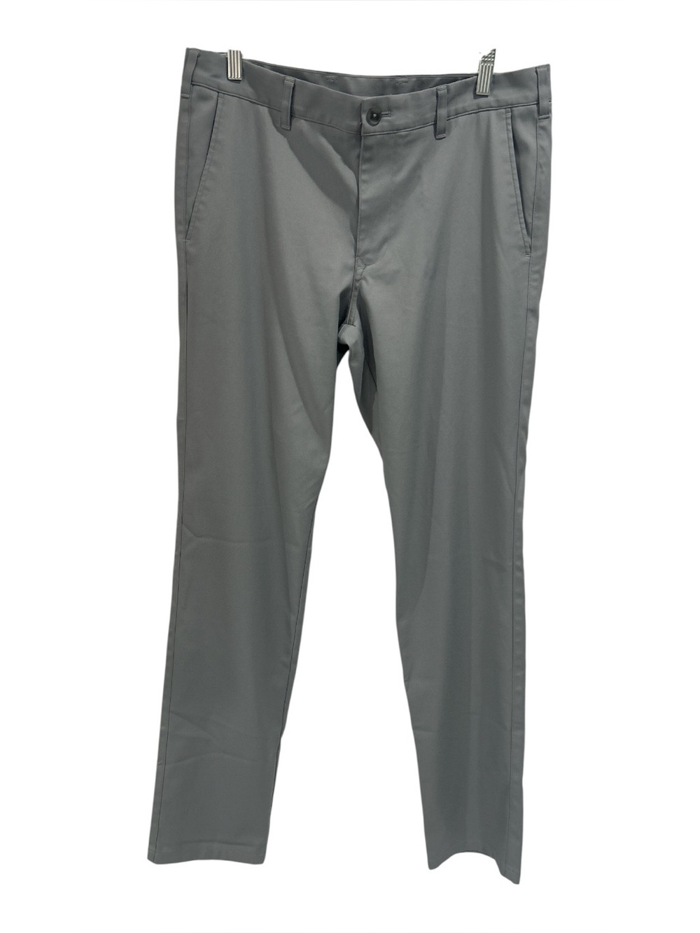 Mizzen + Main Baron Trim Fit Chino Mens Pant in Gray - Size 34x34